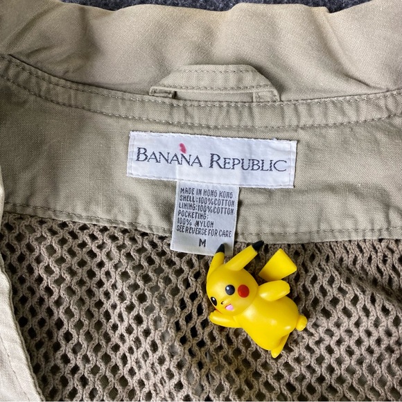 Vintage Mens Banana Republic Tactical Multi pocket Fishing Vest Men’s Sz Medium - Picture 2 of 10